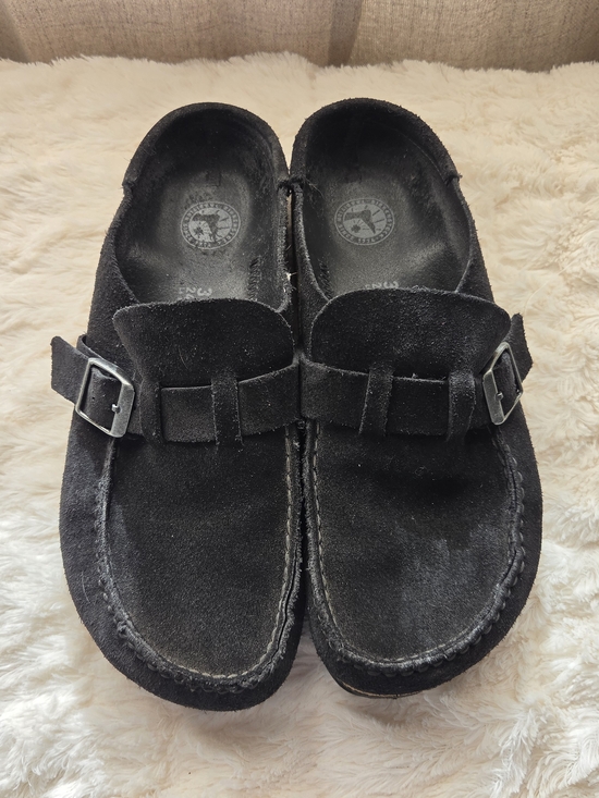Birkenstock Shoes - Birkenstock Buckley- Black Suede